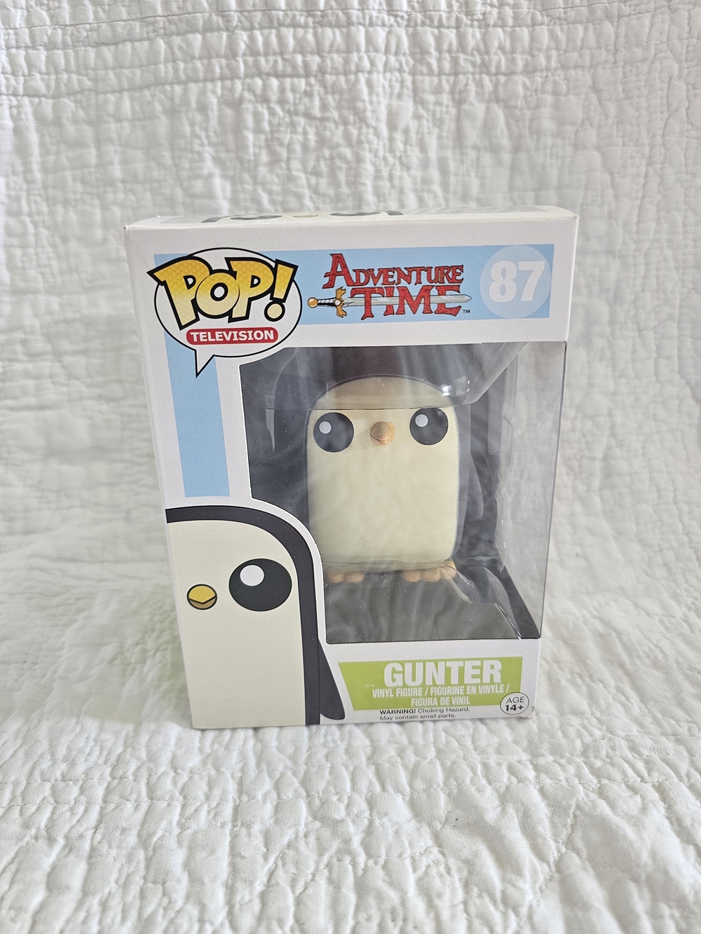 Funko Television Adventure Time Gunter Vinyl Pop Figure - White NWT